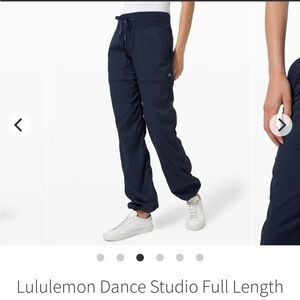 Lululemon Dance Studio Full Length Mid Rise Pant *31.5"
True Navy